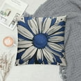 thumbnail image 2 of Nawypu Blue Pillow Covers Decorative Throw Pillow Covers Couch Pillow Covers for Sofa Outdoor Throw Pillow Cover,Linen Square Pillow Case Farmhouse Room Modern Home Decor, 2 of 5