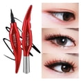 thumbnail image 1 of Delineador De Ojos De Pluma Roja Gao Jinjia A Prueba De Agua Sudor Negro De La Cabeza Delgada Seca Líquido Maquillaje Cosmético Femenino unisex, 1 of 1