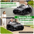 thumbnail image 2 of 12V Ride on Cars with Remote Control, Licensed BMW M4 Battery Powered Ride on Toys for Kids Boys Girls Gifts, Kids Electric Cars Vehicle with Music, Bluetooth, Story, USB/MP3 Port, LED Light, Black, 2 of 7