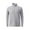 Gray, variant on QQAMB Men's Sprots Jackets Long Sleeve Solid Color Zipper Loose Casual Fitness Running Outwear Jacket Green M