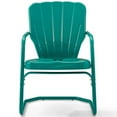 thumbnail image 3 of Crosley Furniture Ridgeland Chaise de Patio en Métal Turquoise (Ensemble de 2), 3 of 11