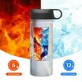 thumbnail image 6 of Disketp The Cat Looks in the Mirror 18oz Sports Insulated Kettle With Straw Insulated Water Bottle For Running Hiking Cycling Climbing Man'S Womens Sports Water Bottle, 6 of 8