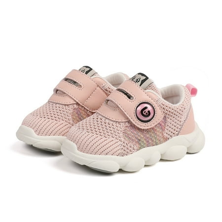 

Toyella Fashion Baby Breathable Mesh Toddler Shoes Pink 19
