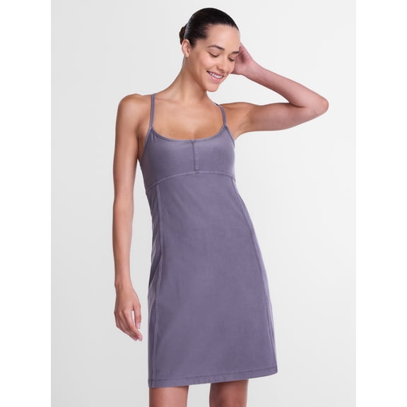 Athletic Works Women's Soft Wash Active Dress with Liner, Sizes XS-XXXL