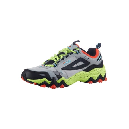 Fila Men's Hris/Blk/Sfty Oakmont Trail Running Shoes - 9.5M