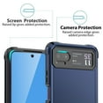 thumbnail image 7 of TJS for Motorola Razr 2023 / Razr 40 Phone Case, [Military Grade] Heavy Duty Magnetic Support Ring Kickstand Cover for Moto Razr 2023 / Razr 40 (Blue), 7 of 7