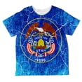 thumbnail image 1 of Utah Vintage Distressed State Flag All Over Toddler T Shirt Multi 6T, 1 of 2