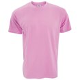 thumbnail image 1 of B&C - Camiseta Básica de manga corta y cuello redondo Exact 190 para hombre - 100% algodón (Rosa chillon), 1 of 2
