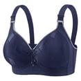 thumbnail image 2 of hoksml Women's Elegant Jacquard Push Up Wireless Bra, Lifted Bust Support, Soft Skin-Friendly Comfort Fit, Daily Essential Lingerie, 2 of 9