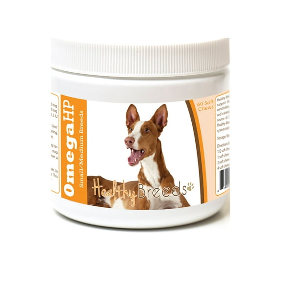 Healthy Breeds Ibizan Hound Omega HP Fatty Acid Skin and Coat Support Soft Chews