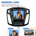 thumbnail image 3 of Amerteer Navigation Android 10.1 Car Stereo 9.7 Inch GPS IPS Screen Car Radio BT5.0 Supports CarAutoPlay Full RCA Sat Nav Output 1080P DVR DAB+ for Ford Focus 2012-2017(1+16G), 3 of 7