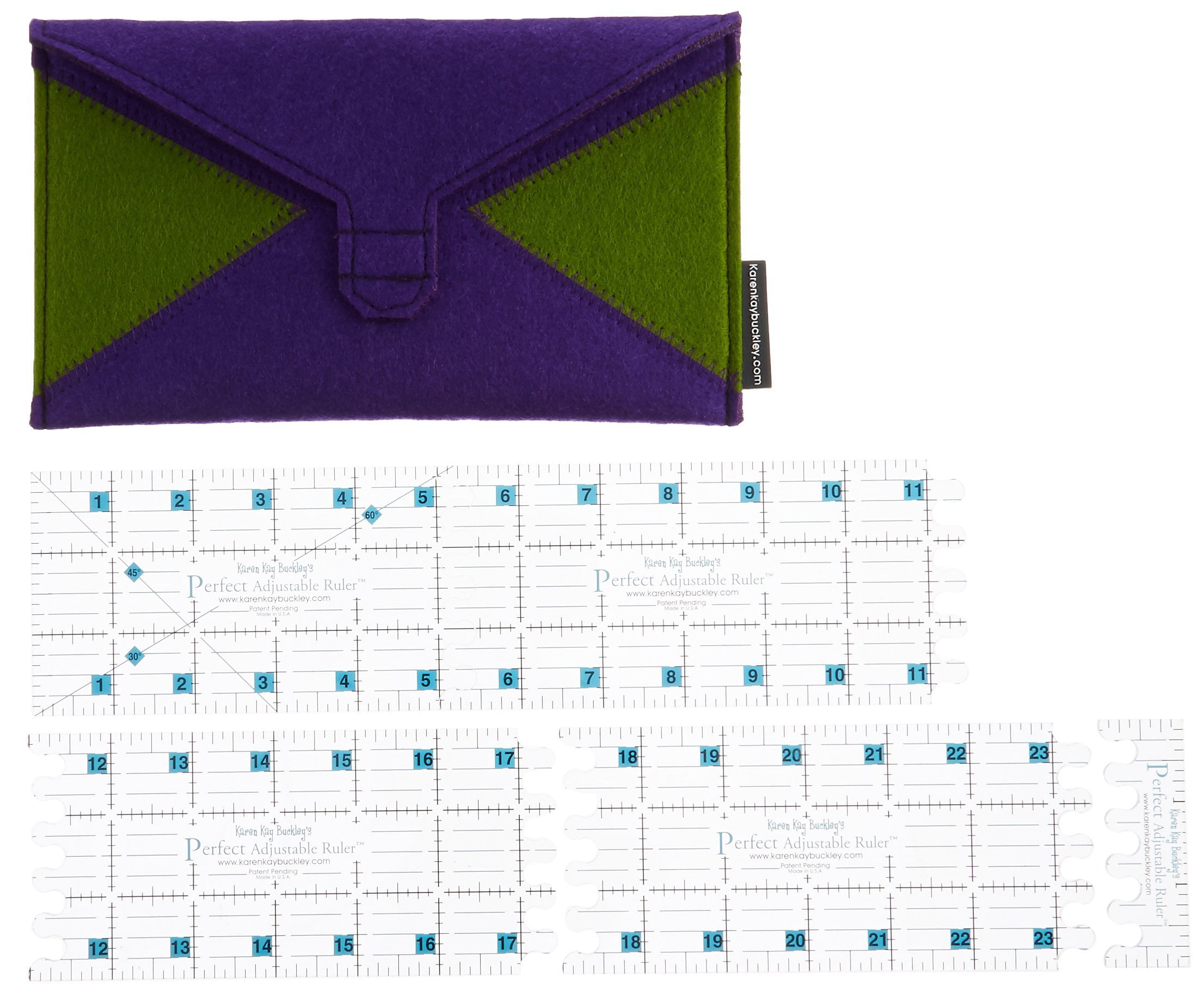 Karen Kay Buckley Perfect Adjustable Ruler -3"X24"