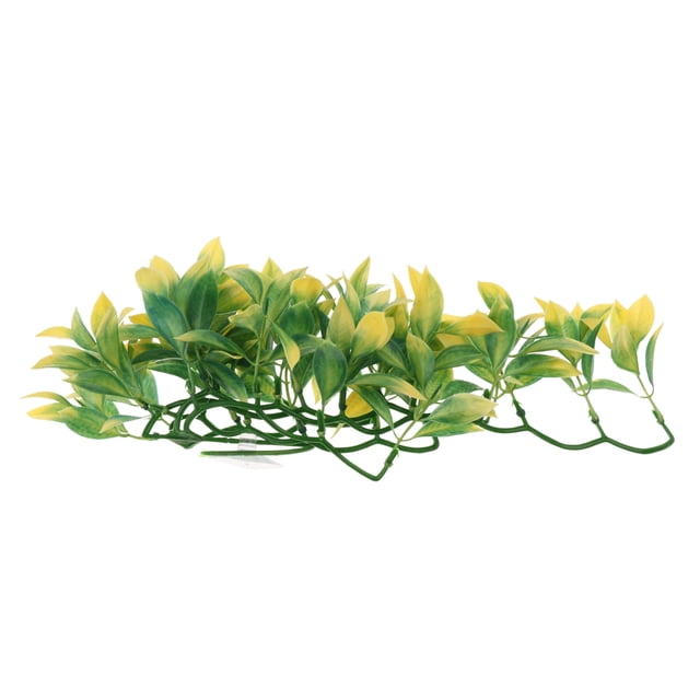 Plantas de Repiso de Mirada Natural Sunnimix Terrarios Hojas de Plástico 30x12cm Rama de vid para reptiles