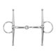 thumbnail image 1 of Long shank horse bit, stainless steel ring, jointed bit for 125mm horse mouth, 1 of 4
