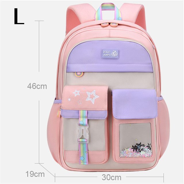 Bonita mochila escolar para niños y niñas, mochila escolar impermeable para estudiantes de princesa, mochila escolar para adolescentes Fivean unisex