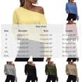thumbnail image 3 of NominalSnug Cropped Sweatshirts for Women off Shoulder Long Sleeve Crop Top Fall Pullover Tops, 3 of 8