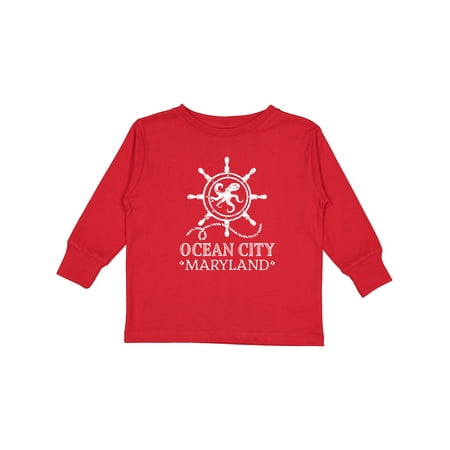 

Inktastic Ocean City Maryland Vacation Gift Toddler Boy or Toddler Girl Long Sleeve T-Shirt