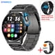 thumbnail image 1 of Reloj Inteligente De Acero Inoxidable Para Hombres, Monitoreo De Frecuencia Cardíaca, Presión Arterial, Oxígeno, Asistente De Voz AI, Reloj De Llamadas BT, Relojes Dorados, Reproducción De Música, IP6, 1 of 4