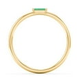 thumbnail image 3 of East-West Stackable Baguette Birthstone Ring - Emerald (May), 3 of 5