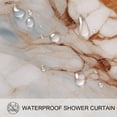 thumbnail image 3 of Marble Waterproof Shower Curtain Set with Hook, Printed Design for Bathroom Decoration - Shower Curtain Sets, 3 of 5