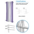 thumbnail image 2 of Purple Ombre Blackout Door Curtains for French, Glass,Front, Back, Patio Door, Purple White Gradient Modern Abstract Art Thermal Insulated Rod Pocket Window Curtain Drapes With Tiebacks 25"x72", 2 of 5