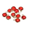thumbnail image 1 of Unique Bargains Crystal Birthstone Charm, July Pendants Drop Bead Red, for Jewelry Making, 10 Pack, 1 of 6