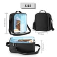 thumbnail image 2 of Naloa Funny Cat Taking a Bath Lunch box Lunch bag for men women Large capacity Lunchbox Insulated Lunch bag Lunch box cooler, 2 of 7