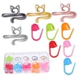 thumbnail image 5 of Pawsdot 1Set Adjustable Metal Yarn Tension Ring for Crochet Knitting with Comfortable Multi Color Cat Design, 5 of 7