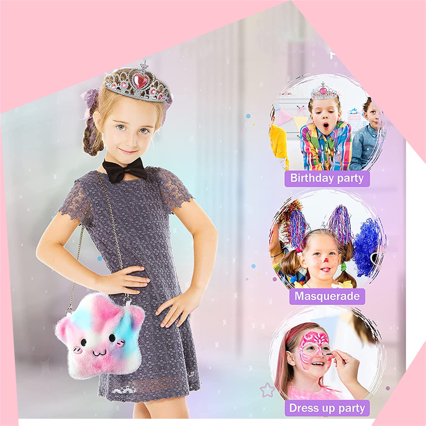 21 Pcs Kids Makeup Kit for Girl, Washable Makeup Toy Set, Safe & Non-T –  Akarden
