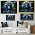 thumbnail image 4 of Designart "Cosmic Cobalt Of Hindu God Shiva I" Hinduism Floater Framed Wall Art Prints, 4 of 5