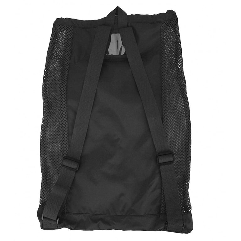 Unisex Adult Speedo Black Ventilator Mesh Equipment Bag Speedo Unisex-Adult Deluxe Ventilator Mesh Equipment Bag  main image 2