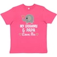 thumbnail image 3 of Inktastic Grammy and Papa love me Grandchild Youth T-Shirt, 3 of 5