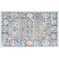thumbnail image 3 of Allure Traditional 2' x 3' Cream and Navy Polypropylene Indoor Area Rug, 3 of 9