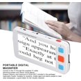 thumbnail image 3 of Portable Digital Magnifier, Electronic Video Reading Aids Memory Function 4X‑32X Zoom 17 Color Modes 5 Brightness Levels for Low Vision 100‑240V, 3 of 5