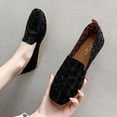 thumbnail image 2 of ShiShine Women's Floral Ballet Flats Slip On Loafers Walking Shoes Square Toe Casual Flats Shoes, 2 of 9