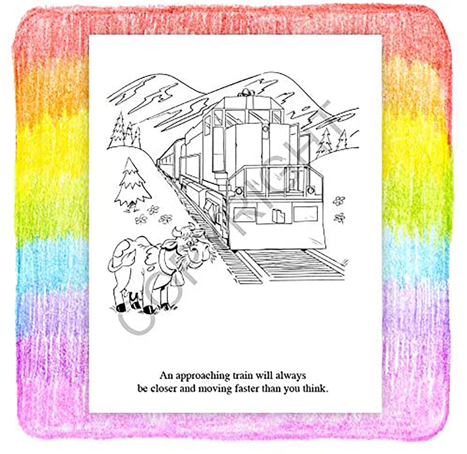 ZoCo: 25 Pack - Railroad Safety Kid's Coloring & Activity Books