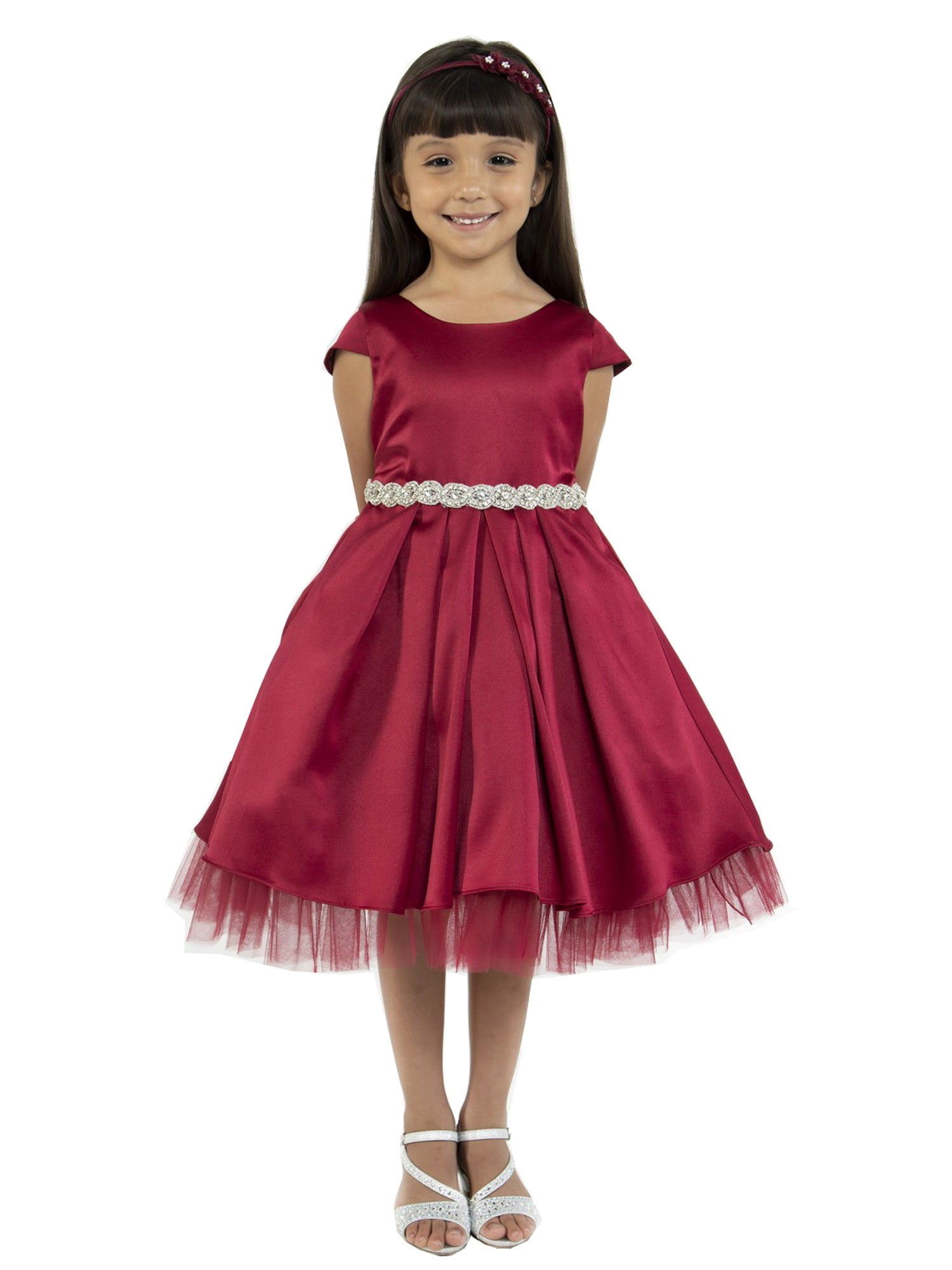 burgundy christmas dress