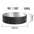 thumbnail image 4 of DOLITY ABS Electric Rotating Display Stand Turntable Cosmetics Watch Holder Black, 4 of 7