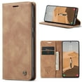 thumbnail image 2 of Dteck Case For Samsung Galaxy S22 Plus,Magnetic Leather Luxury Card Holder Pocket Case Shockproof Full Protective Kickstand Retro Flip Cover for Galaxy S22+ 5G,Brown, 2 of 7