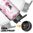 thumbnail image 5 of Halloween Ghost Tumbler 32oz with Handle and Straw – Stainless Steel Coffee Mug – Spooky Cute Pumpkin Skull Design – Insulated Cup Holiday Gift for Women Men, 5 of 5