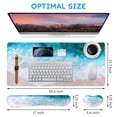 thumbnail image 2 of Set de 3 piezas iCasso con reposamuñecas y mousepad extendido 90x40 cm, 2 of 8