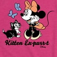 thumbnail image 3 of Disney - Minnie Mouse - Kitten Expurrt - Toddler & Youth Girls Short Sleeve Graphic T-Shirt, 3 of 5