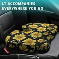 thumbnail image 4 of Premium Sunflower Pattern Memory Foam Seat Cushion Ergonomic Chair Pad for Office Chair, Car, Airplane & Bleachers Sciatica, Tailbone Hip & Back Pain Relief - Chair Cushion for Long Office Workers., 4 of 5