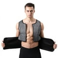 thumbnail image 1 of Corsé de neopreno para hombre, chaleco deportivo que contrae el abdomen, corsé moldeador de cintura y sudor, 1 of 6