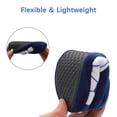 thumbnail image 3 of HOMEHOT Boys Girls Slippers Toddler Little Kids Memory Foam House Slippers Slip-on Indoor Football Slippers Navy Little Kid 11-12, 3 of 5