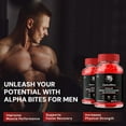 thumbnail image 5 of AlphaBites for Men Gummies – Alpha Bites Support for Muscle Growth, Max Performance, 5 Pack, 300 Gummies, 5 of 6