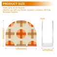 thumbnail image 4 of Yayeee Napkin Holder for Table Kitchen Paper Tissue Organization, Beige Geometric Pattern, 4 of 8