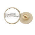 thumbnail image 1 of Citation i Majeur en Moteur Rond Métal Broche d'Or Clip, 1 of 3