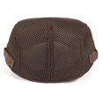 thumbnail image 4 of Minzimin 1Pack Breathable Mesh Flat Cap for Man/Woman Adjustable Newsboy Cap Cabbie Hat, 4 of 7
