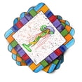 thumbnail image 2 of Carolines Treasures 8432-IFC Beach and Seafood Foam Coaster Set of 4 3 1/2 x 3 1/2 multicolor, 2 of 3